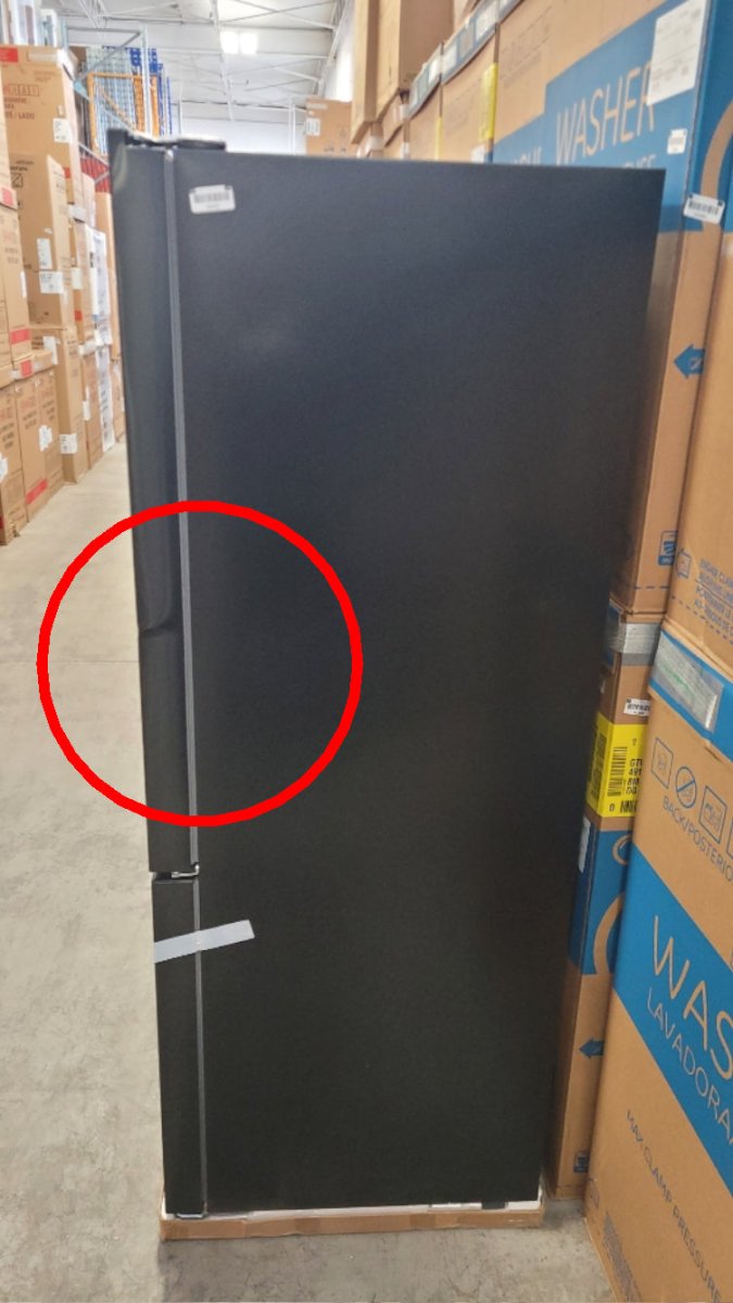 FFFFD1785 - 31BK - REFRIGERATORS - Forno - Bottom Freezer - Black Stainless - Open Box - BonPrix Électroménagers
