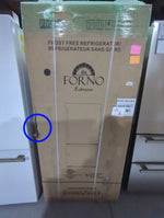 FFFFD1785 - 31BK - REFRIGERATORS - Forno - Bottom Freezer - Black Stainless - Open Box - BonPrix Électroménagers