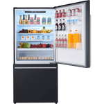 FFFFD1785 - 31BK - REFRIGERATORS - Forno - Bottom Freezer - Black Stainless - Open Box - BonPrix Électroménagers
