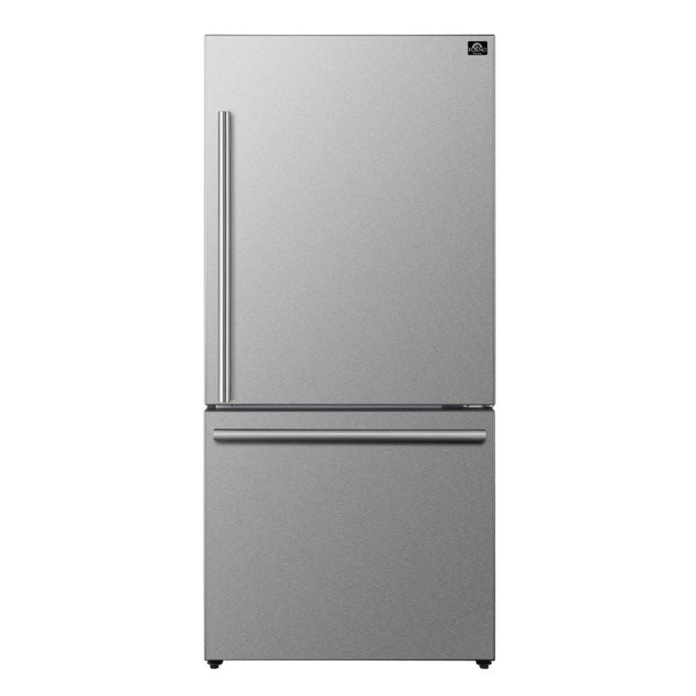 FFFFD1785 - 31S - REFRIGERATORS - Forno - Bottom Freezer - Stainless Steel - Open Box - BonPrix Électroménagers