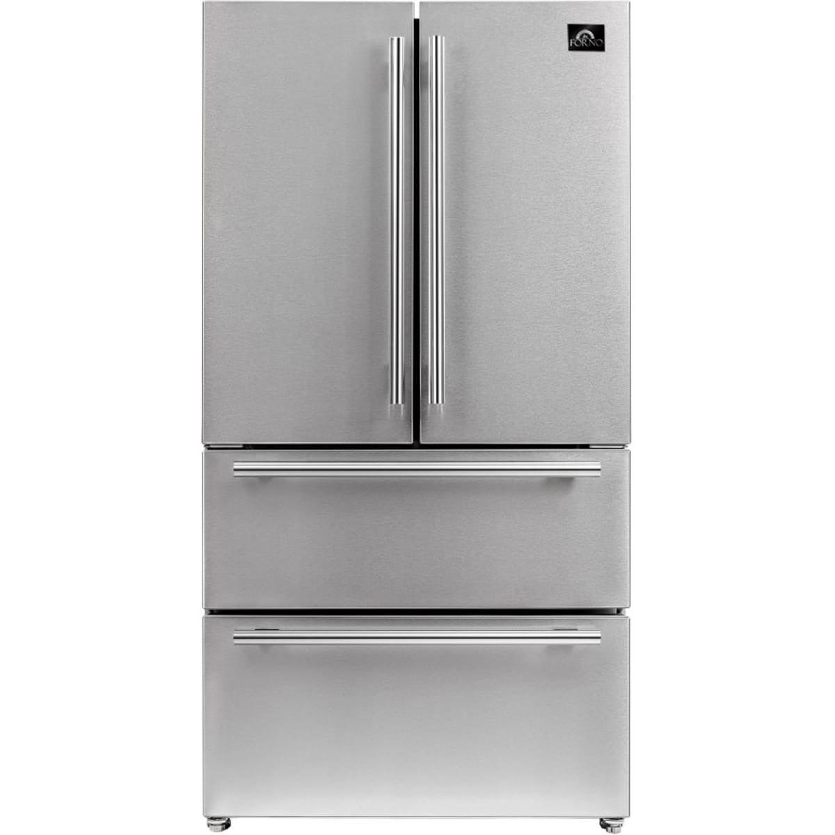 FFRBI1820 - 36SB - REFRIGERATORS - Forno - French 4 - Door - Stainless Steel - Open Box - BonPrix Électroménagers