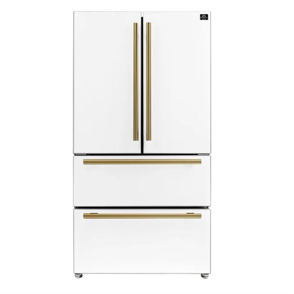 FFRBI1820-36WHT - REFRIGERATORS - Forno - French 3-Door - White - Open Box - BonPrix Électroménagers