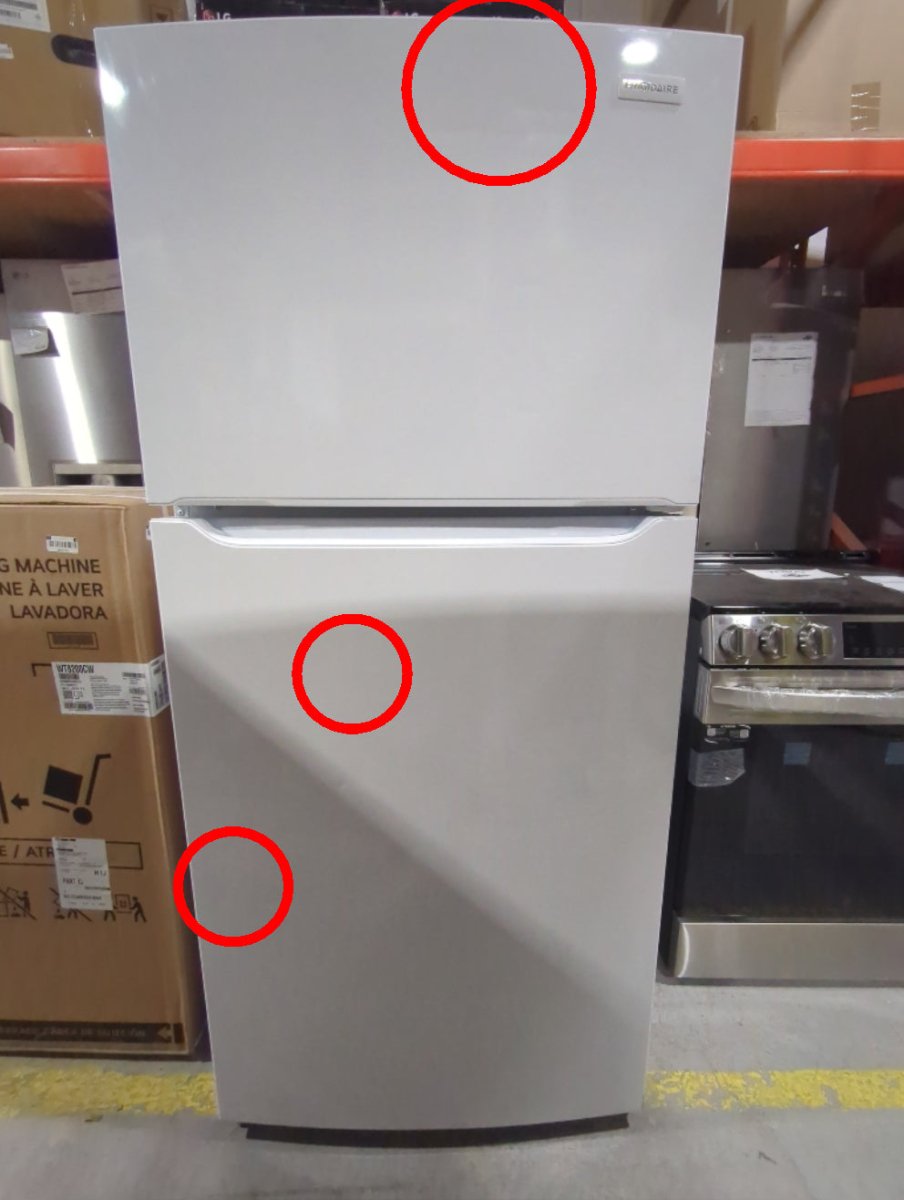 FFTR2045VW - REFRIGERATORS - Frigidaire - Top Freezer - White - Open Box - BonPrix Électroménagers