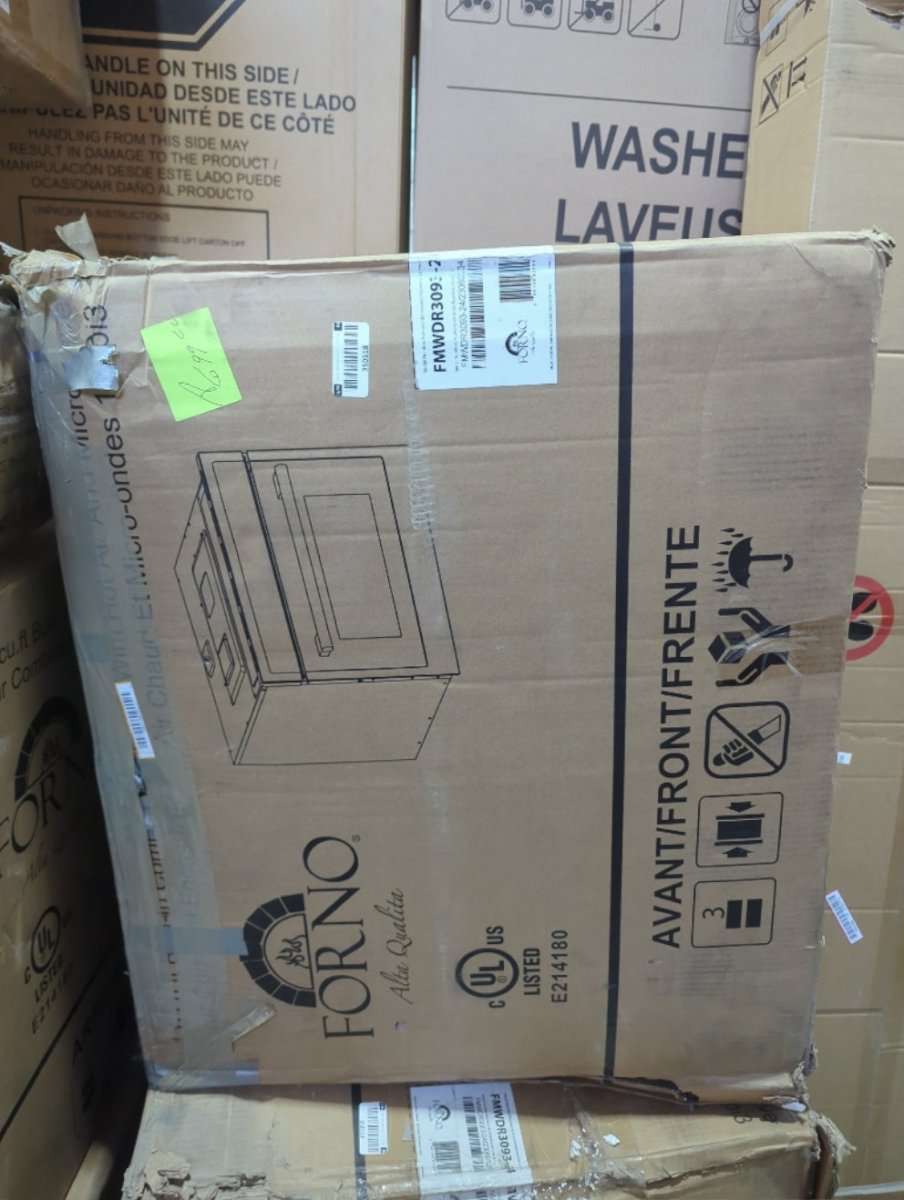 FMWDR3093 - 24 - MICROWAVES OVENS - FORNO - Built - In - Stainless Steel - Open Box - BonPrix Électroménagers