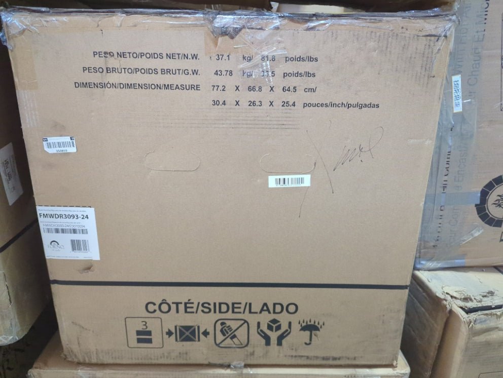 FMWDR3093 - 24 - MICROWAVES OVENS - FORNO - Built - In - Stainless Steel - Open Box - BonPrix Électroménagers