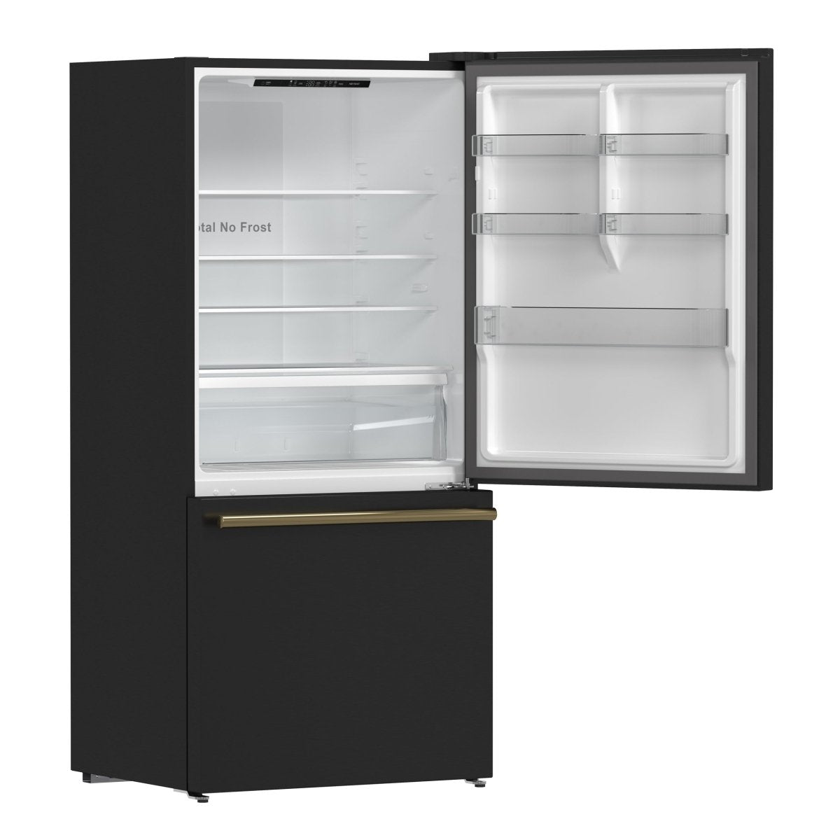 FORNO 2-Piece Black Kitchen Bundle - 30" Induction Range and 31" Bottom Freezer Refrigerator - BonPrix Électroménagers