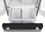 FORNO 2-Piece Black Kitchen Bundle - 30" Induction Range and 31" Bottom Freezer Refrigerator - BonPrix Électroménagers