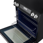 FORNO 2-Piece Black Kitchen Bundle - 30" Induction Range and 31" Bottom Freezer Refrigerator - BonPrix Électroménagers