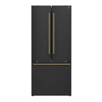 FORNO 2-Piece Black Kitchen Bundle - 30" Induction Range and 31" Bottom Freezer Refrigerator - BonPrix Électroménagers