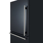 FORNO 2-Piece Black Kitchen Bundle - 30" Induction Range and 31" Bottom Freezer Refrigerator - BonPrix Électroménagers