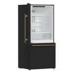 FORNO 2-Piece Black Kitchen Bundle - 30" Induction Range and 31" Bottom Freezer Refrigerator - BonPrix Électroménagers