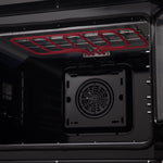 FORNO 2-Piece Kitchen Bundle - 30" Black Single Wall Oven (1333-30), 30" Black Microwave (3093-30) - BonPrix Électroménagers
