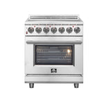 FORNO 2-Piece SS Kitchen Bundle - 30" Electric Range and 31" Bottom Freezer Refrigerator - BonPrix Électroménagers