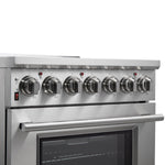 FORNO 2-Piece SS Kitchen Bundle - 30" Electric Range and 31" Bottom Freezer Refrigerator - BonPrix Électroménagers