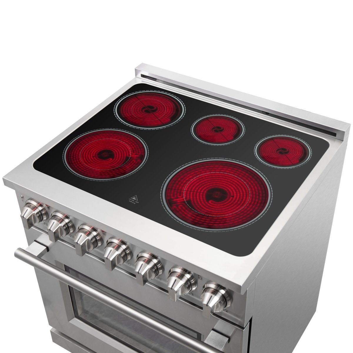 FORNO 2-Piece SS Kitchen Bundle - 30" Electric Range and 31" Bottom Freezer Refrigerator - BonPrix Électroménagers