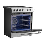 FORNO 2-Piece SS Kitchen Bundle - 30" Induction Range and 31" Bottom Freezer Refrigerator - BonPrix Électroménagers