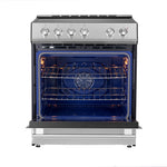 FORNO 2-Piece SS Kitchen Bundle - 30" Induction Range and 31" Bottom Freezer Refrigerator - BonPrix Électroménagers