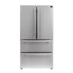 FORNO 2-Piece SS Kitchen Bundle - 30" Induction Range and 36" Bottom Freezer Refrigerator - BonPrix Électroménagers