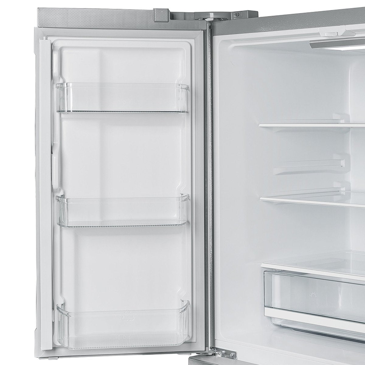 Forno Moena 36-Inch French Door Refrigerator, 19.2 cu.ft, Counter Depth, Ice Maker, Stainless Steel Interior Panel, ENERGY STAR Certified - BonPrix Électroménagers