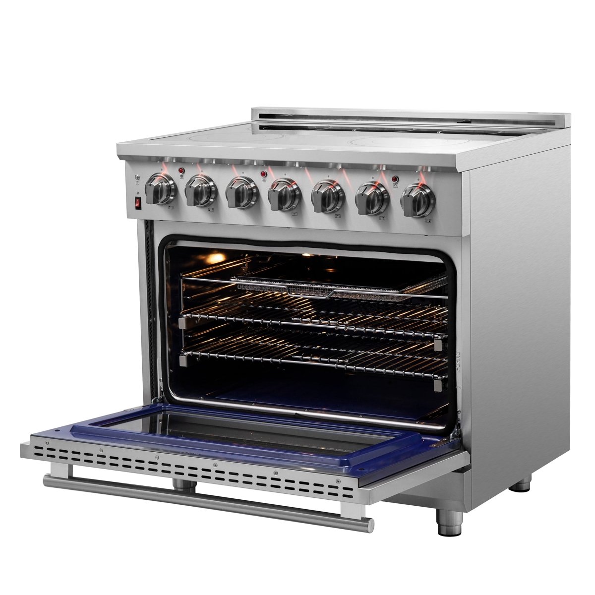 FORNO 2-Piece SS Kitchen Bundle - 36" Electric Range and 31" Bottom Freezer Refrigerator - BonPrix Électroménagers