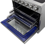 FORNO 2-Piece SS Kitchen Bundle - 36" Electric Range and 31" Bottom Freezer Refrigerator - BonPrix Électroménagers