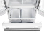 FORNO 2-Piece White Kitchen Bundle - 30" Induction Range and 31" Bottom Freezer Refrigerator - BonPrix Électroménagers