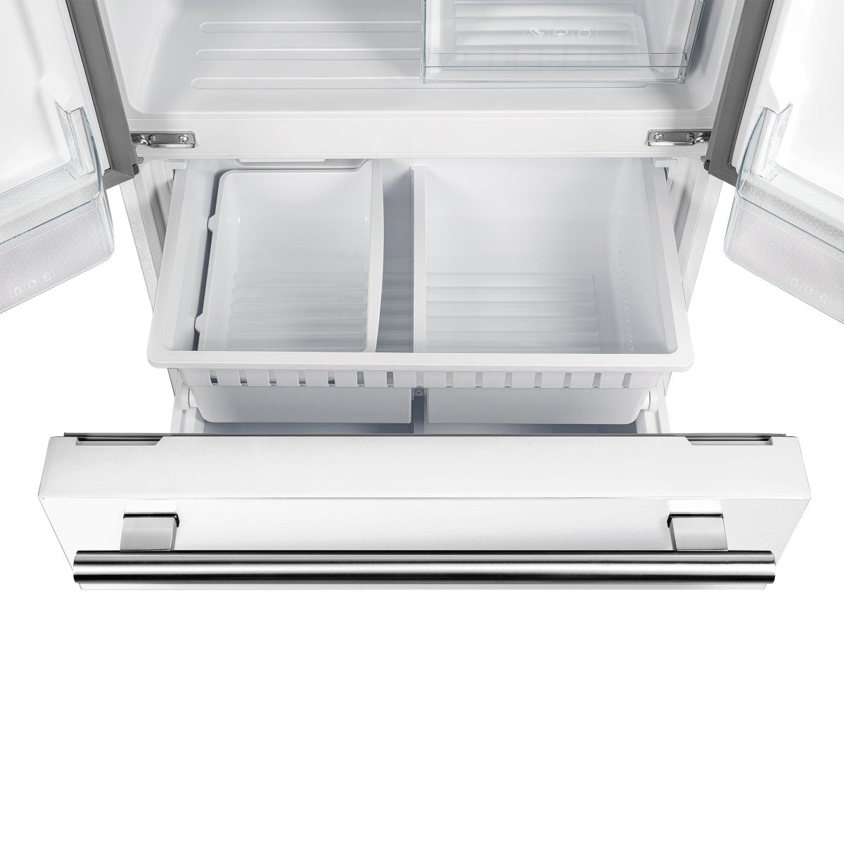 FORNO 2-Piece White Kitchen Bundle - 30" Induction Range and 31" Bottom Freezer Refrigerator - BonPrix Électroménagers