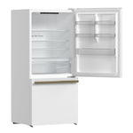 FORNO 2-Piece White Kitchen Bundle - 30" Induction Range and 31" Bottom Freezer Refrigerator - BonPrix Électroménagers