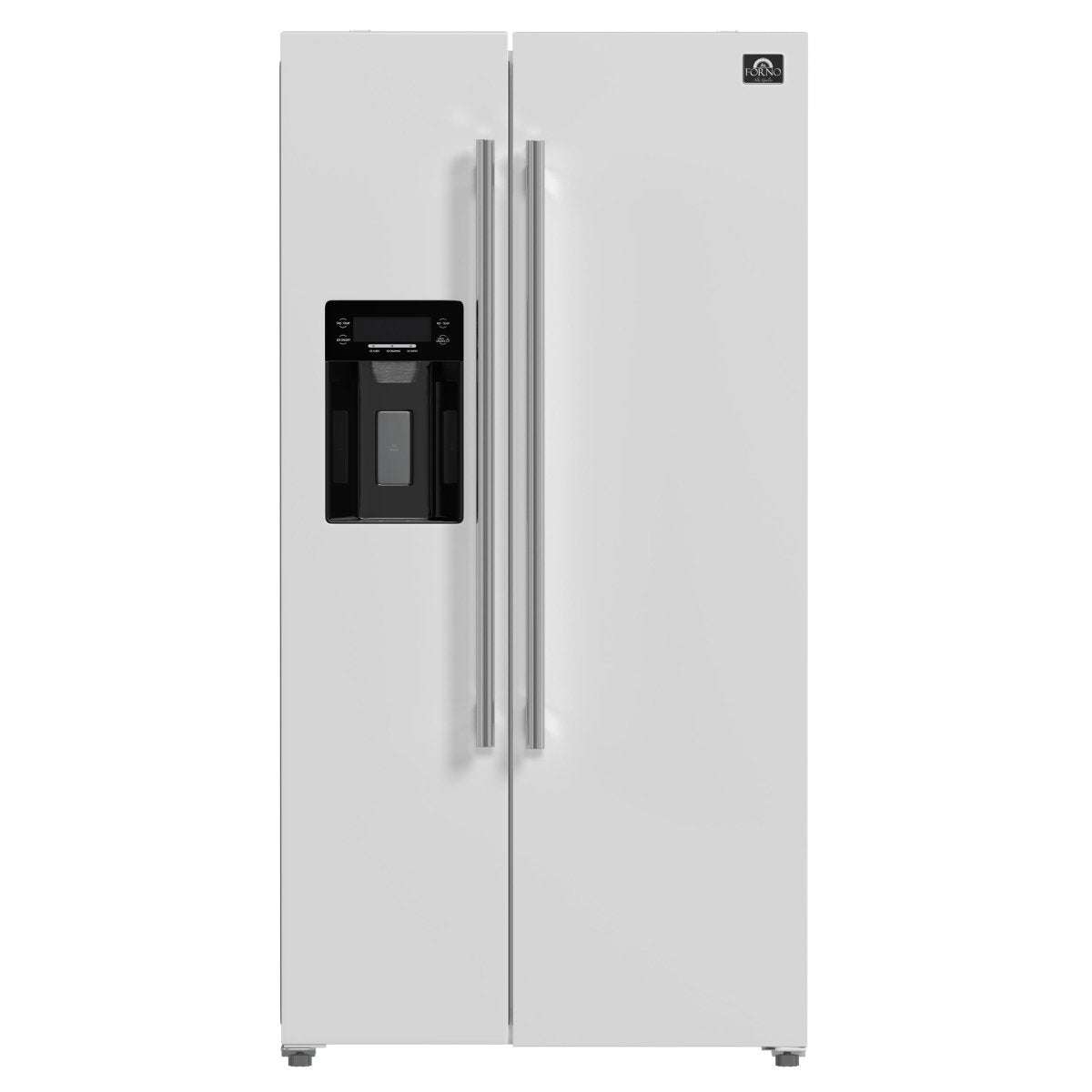 FORNO 2-Piece White Kitchen Bundle - 30" Induction Range and 36" Bottom Freezer Refrigerator - BonPrix Électroménagers
