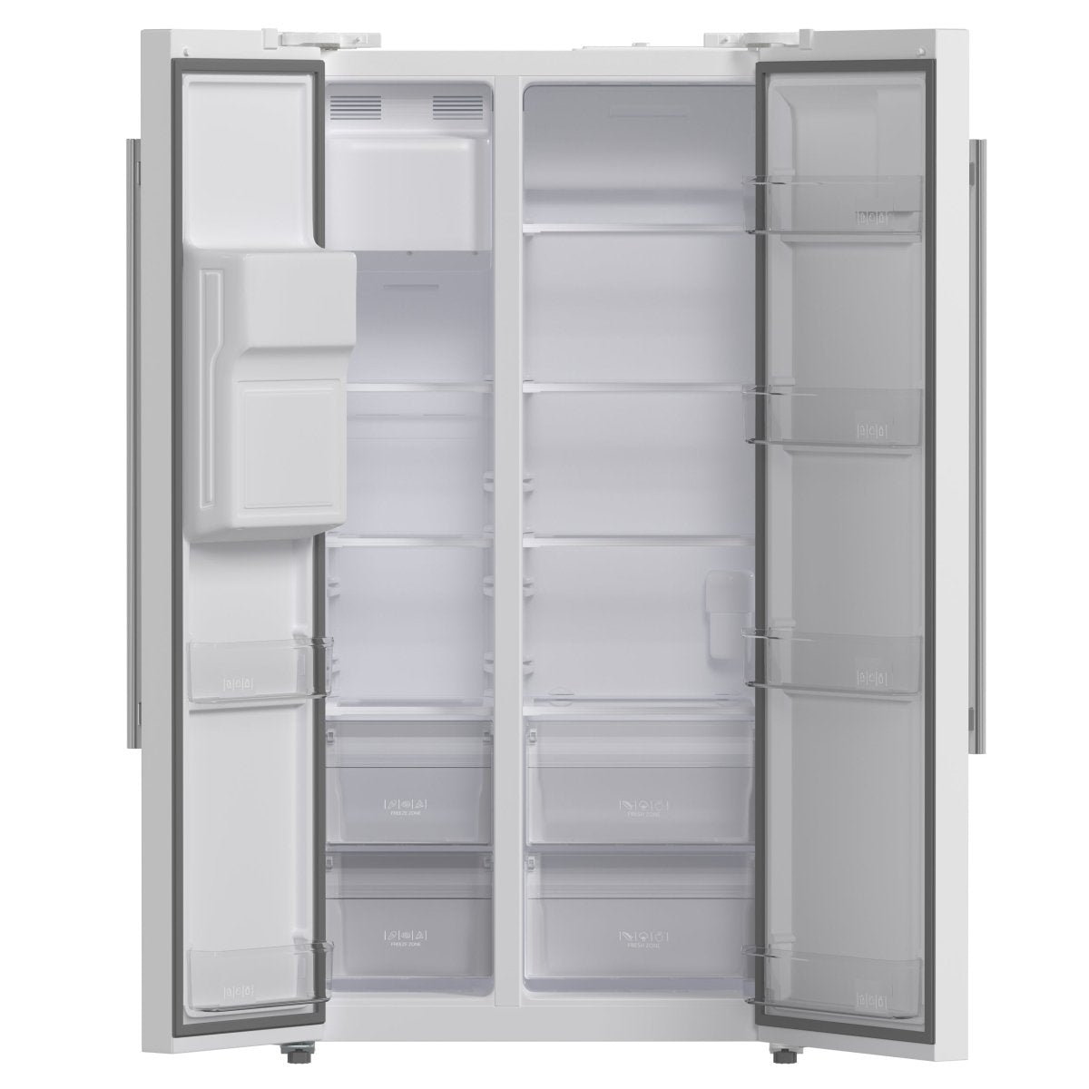 FORNO 2-Piece White Kitchen Bundle - 30" Induction Range and 36" Bottom Freezer Refrigerator - BonPrix Électroménagers