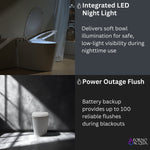 FORNO ACQUA Luxurious Super Smart Toilet. Includes Bidet, Heated Seat, Auto Flush, Auto Lid, Powerful Flush, Ideal for master bathrooms. - BonPrix Électroménagers
