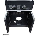 Forno All’Aperto 99,600 BTU Outdoor Kitchen, 5 Burners, Infrared Burners, Side Burner, Black Sintered Stone Countertops, Gas Pizza Oven, Sink Module, Bar & Beverage Center - BonPrix Électroménagers