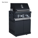 Forno All’Aperto 99,600 BTU Outdoor Kitchen, 5 Burners, Infrared Burners, Side Burner, Black Sintered Stone Countertops, Gas Pizza Oven, Sink Module, Bar & Beverage Center - BonPrix Électroménagers