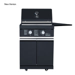 Forno All’Aperto 99,600 BTU Outdoor Kitchen, 5 Burners, Infrared Burners, Side Burner, Black Sintered Stone Countertops, Gas Pizza Oven, Sink Module, Bar & Beverage Center - BonPrix Électroménagers