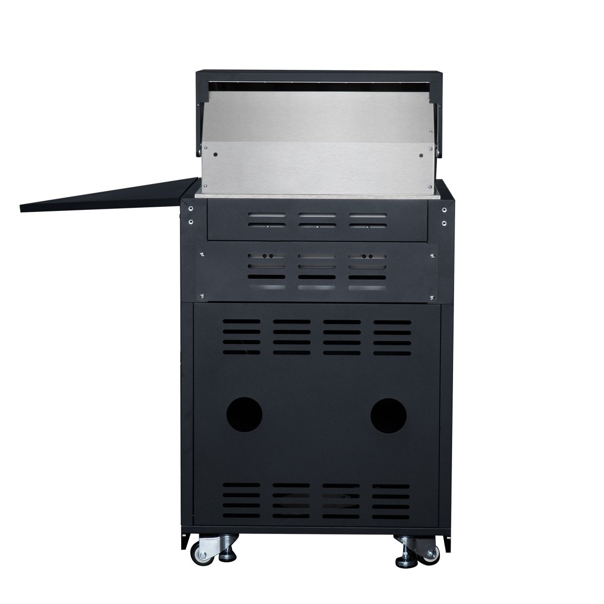 Forno All’Aperto 99,600 BTU Outdoor Kitchen, 5 Burners, Infrared Burners, Side Burner, Black Sintered Stone Countertops, Gas Pizza Oven, Sink Module, Bar & Beverage Center - BonPrix Électroménagers