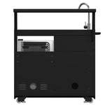 Forno All’Aperto 99,600 BTU Outdoor Kitchen, 5 Burners, Infrared Burners, Side Burner, Black Sintered Stone Countertops, Gas Pizza Oven, Sink Module, Bar & Beverage Center - BonPrix Électroménagers