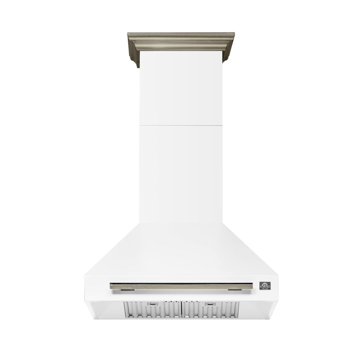 Forno Aria 30 Inch Wall-Mounted Range Hood in White - BonPrix Électroménagers