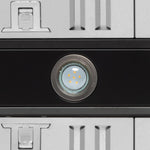 Forno Aria 36 Inch Wall-Mounted Range Hood in Black - BonPrix Électroménagers