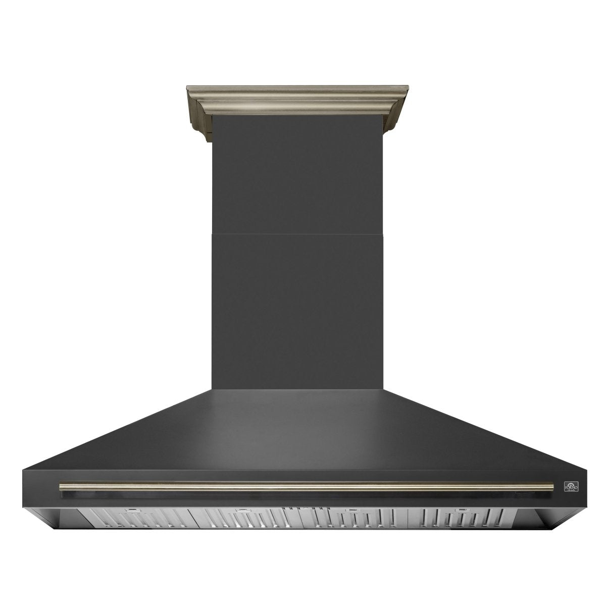 Forno Aria 60 Inch Wall-Mounted Range Hood in Black - BonPrix Électroménagers