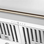 Forno Aria 60 Inch Wall-Mounted Range Hood in White - BonPrix Électroménagers