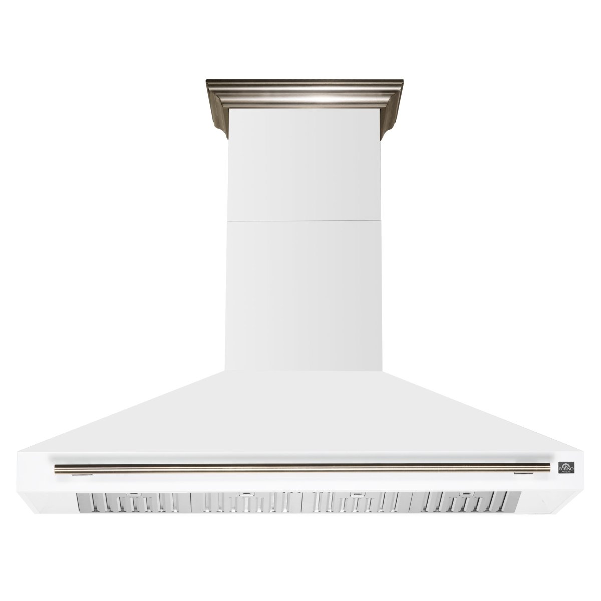Forno Aria 60 Inch Wall-Mounted Range Hood in White - BonPrix Électroménagers