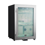 Forno Asciutto 17-Inch Dry Aging Cabinet, Stainless Steel 304, 1.84 cu.ft, LED Lighting, Adjustable Shelves - BonPrix Électroménagers