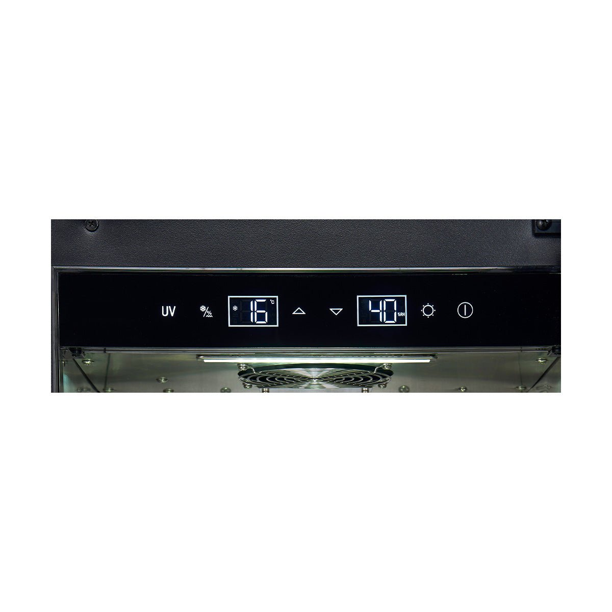 Forno Asciutto 17-Inch Dry Aging Cabinet, Stainless Steel 304, 1.84 cu.ft, LED Lighting, Adjustable Shelves - BonPrix Électroménagers