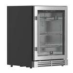 Forno Asciutto 24-Inch Dry Aging Cabinet, Stainless Steel 304, 4.41 cu.ft, LED Lighting, Adjustable Shelves - BonPrix Électroménagers