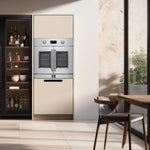 Forno Asti 30-Inch French Door Electric Wall Oven in Stainless Steel, 3.68 cu. ft. True Convection, 3,600W, Air Fry, Sous Vide, Self-Clean - BonPrix Électroménagers