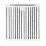 Forno Bari Espresso 30-Inch Under Cabinet Range Hood, White, 600 CFM, LED Lighting, Dishwasher-Safe Baffle Filters, 3-Speed Fan Control - BonPrix Électroménagers