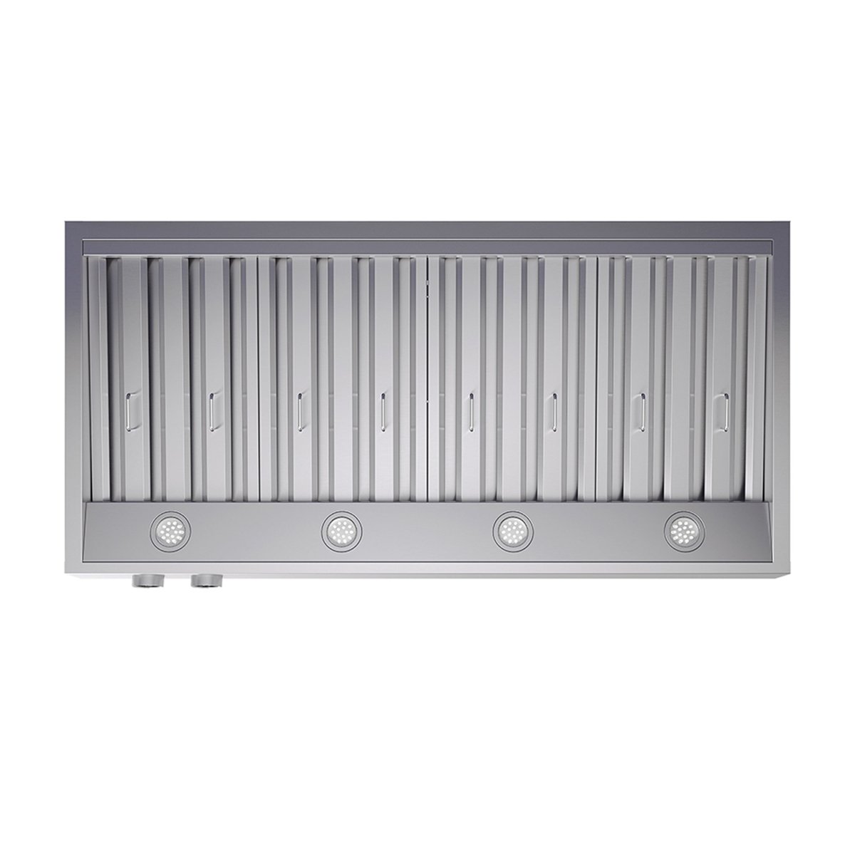 Forno Biagio 48-Inch Wall Mounted Range Hood, Stainless Steel, Heavy Duty - BonPrix Électroménagers