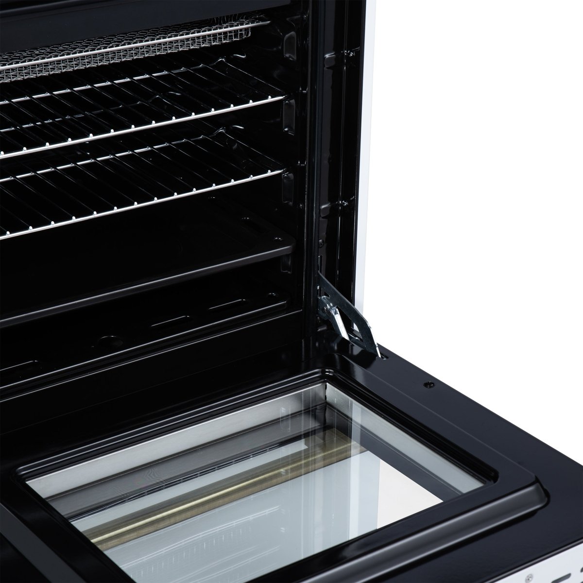 Forno Breno 24 Inch Freestanding Gas Range in White with Antique Brass, Compact Design - BonPrix Électroménagers