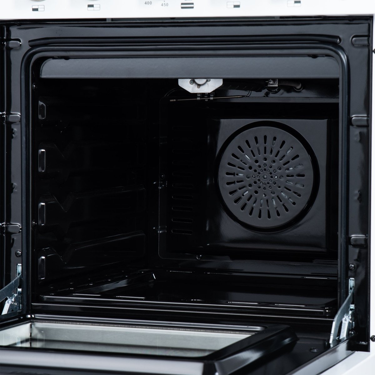 Forno Breno 24 Inch Freestanding Gas Range in White with Antique Brass, Plug Included, Energy Efficient - BonPrix Électroménagers