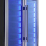Forno Campania 32-Inch Wine Cooler, Stainless Steel, Dual Wine Zones, Two Beverage Drawers, 17.7 cu.ft - BonPrix Électroménagers